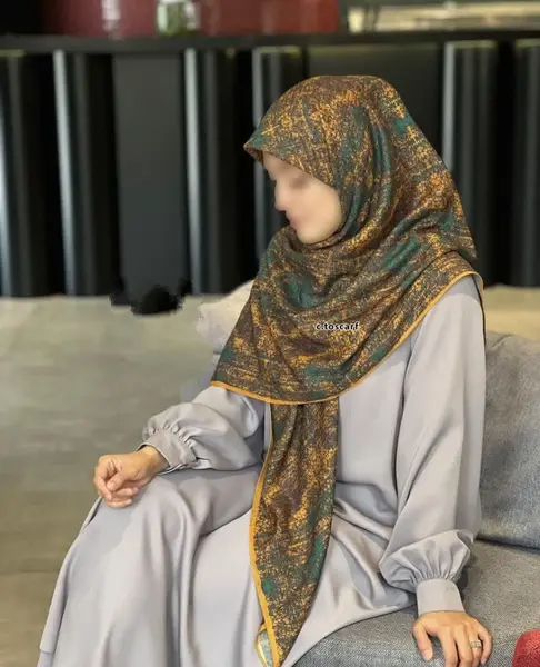 عکس روسری خردلی