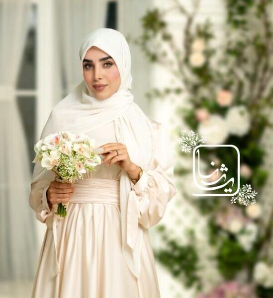 عکس چادر سفید برای عقد