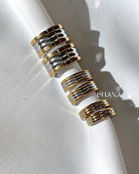 عکس گوشواره چسبی طلا