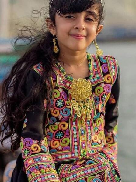 عکس دخترانه جذاب و شیک بلوچی