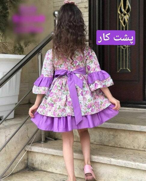 عکس پیراهن پرنسسی دخترانه