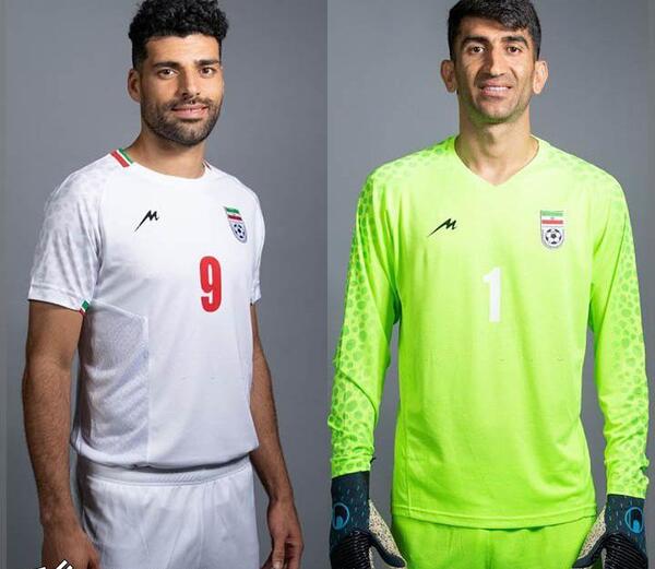 عکس پیراهن فوتبالیست