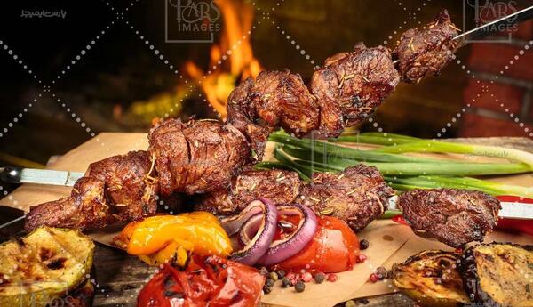 عکس آتش کباب