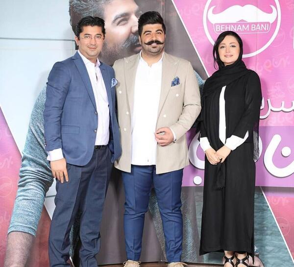 عکس امین بانی و همسرش
