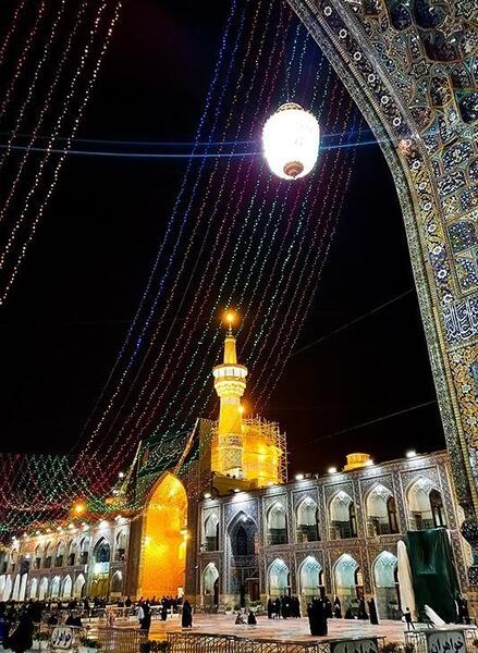 عکس حرم امام رضا در ایام کرونا