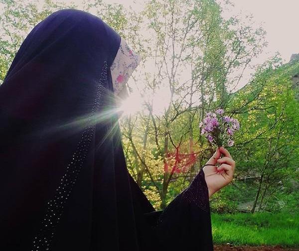 عکس دختر خوشگل طبیعی با حجاب