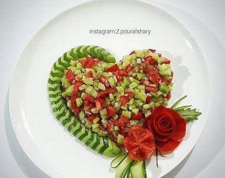 عکس های زیبای تزیین سالاد