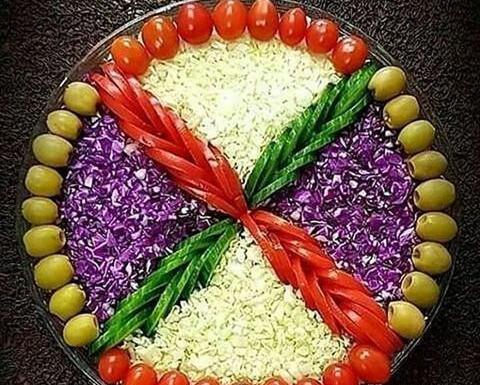 عکس های زیبای تزیین سالاد