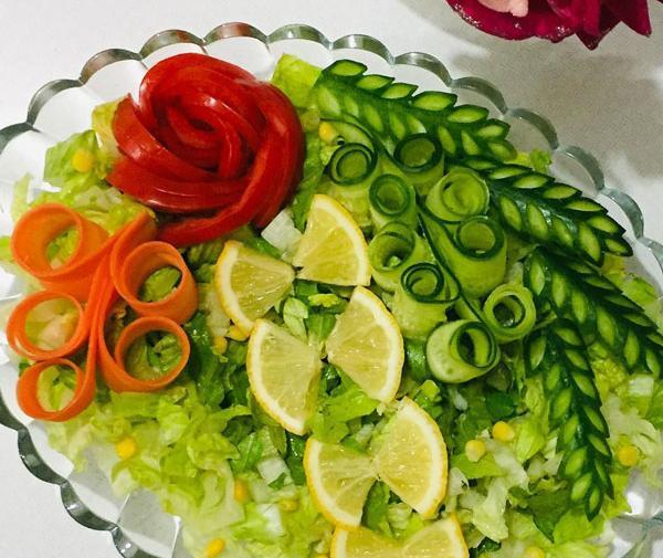 عکس های زیبای تزیین سالاد