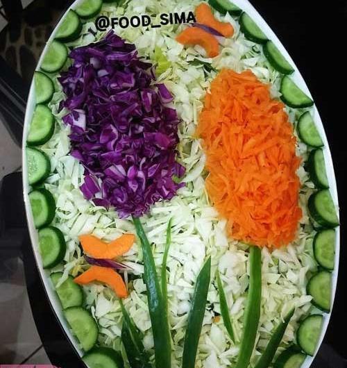 عکس های زیبای تزیین سالاد