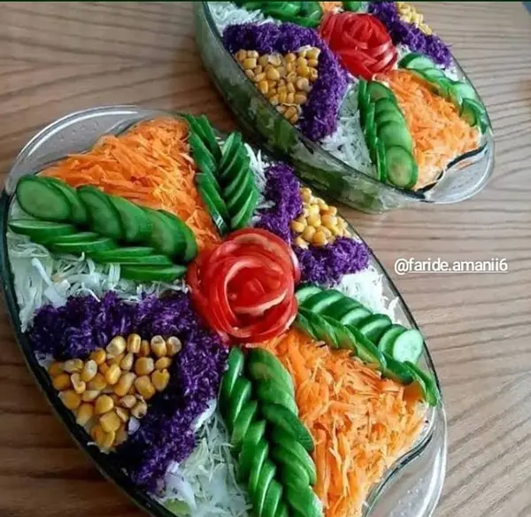 عکس های زیبای تزیین سالاد