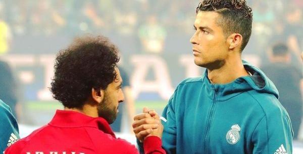 عکس رونالدو و مسی و محمد صلاح