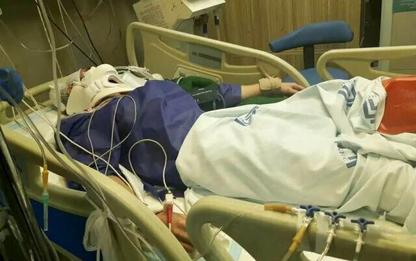 عکس جدید حامیم در بیمارستان