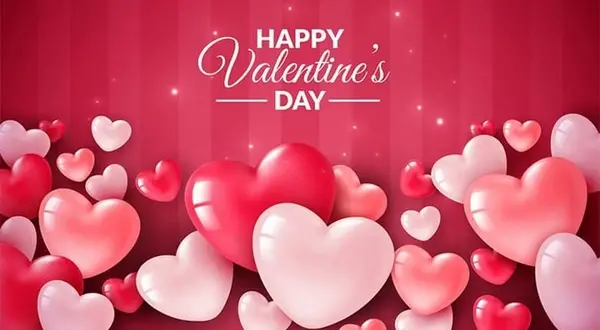 عکس نوشته تبریک ولنتاین به دوستان