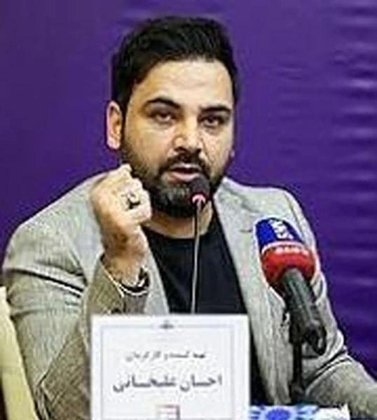عکس های رنگ چشم احسان علیخانی