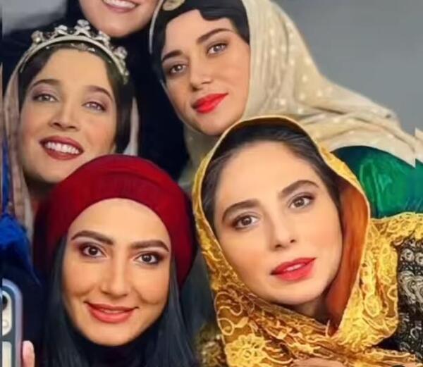 عکس جیران همسر شاه