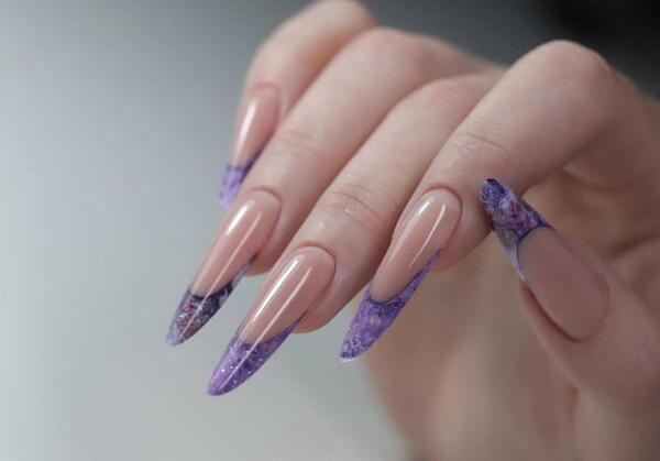 عکس کاشت ناخن آکواریوم