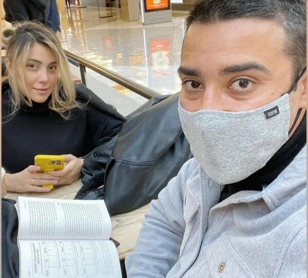 عکس رضا قوچان نژاد و همسرش