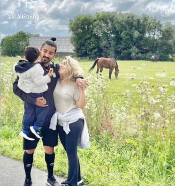 عکس رضا قوچان نژاد و همسرش