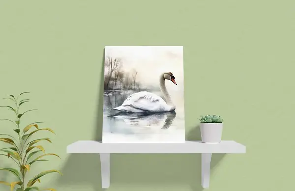 عکس نقاشی غاز ساده