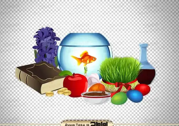 عکس png سفره هفت سین