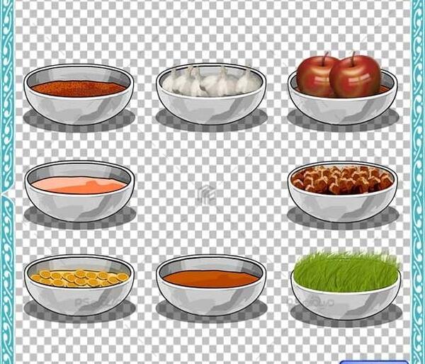 عکس png سفره هفت سین