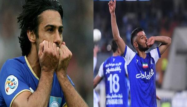 عکس فرهاد مجیدی با مهدی قائدی