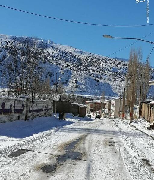 عکس برف گلستان