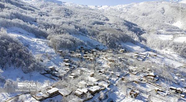 عکس برف گلستان