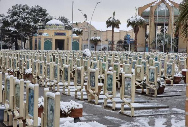 عکس برف گلستان