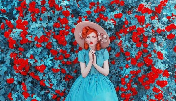 عکس گل دخترانه برای پروفایل واتساپ