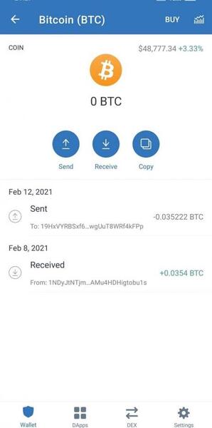 عکس کیف پول تراست ولت