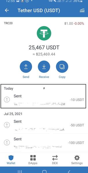 عکس کیف پول تراست ولت