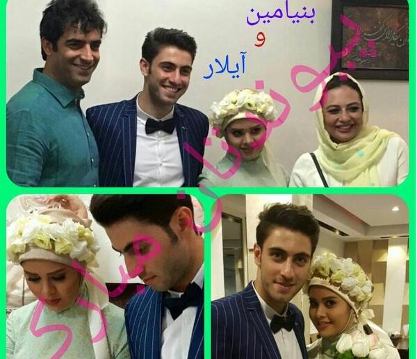 عکس مراسم عقد یکتا ناصر و منوچهر هادی