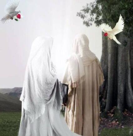 عکس خدیجه و محمد
