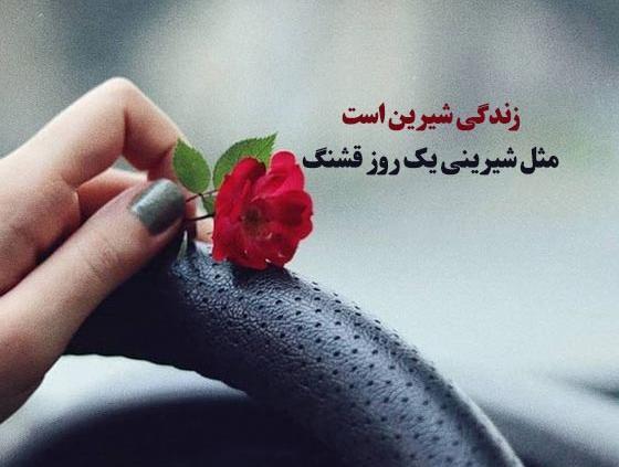عکس نوشته در مورد زندگی شیرین