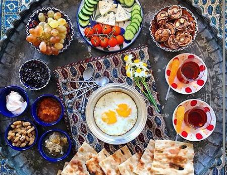 عکس ایده برای صبحانه عروس