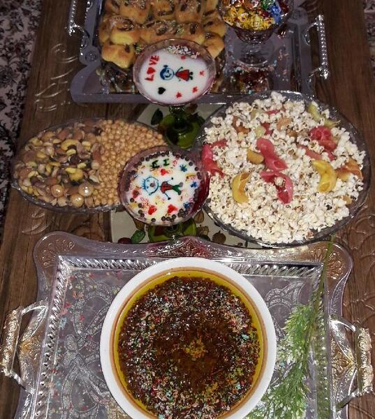 عکس ایده برای صبحانه عروس