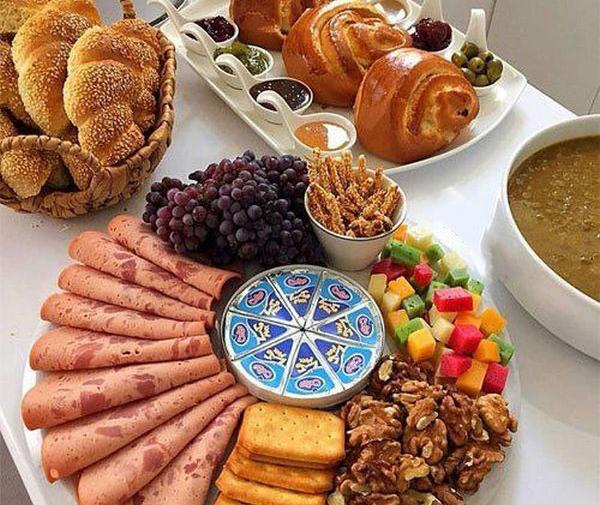 عکس ایده برای صبحانه عروس