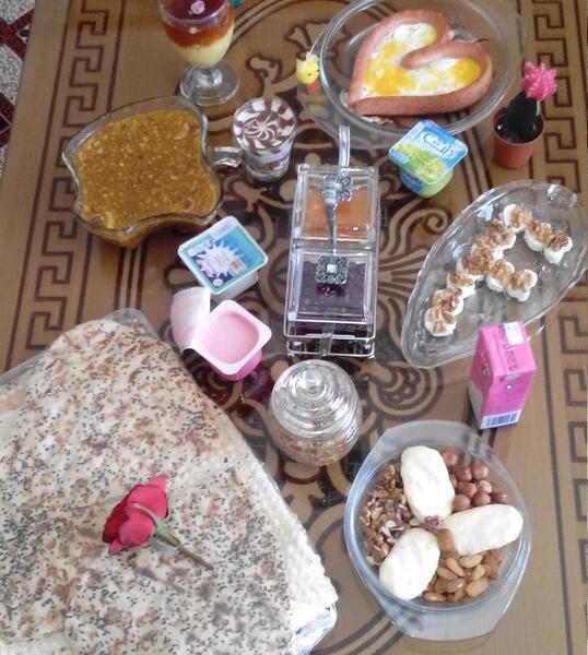 عکس ایده برای صبحانه عروس