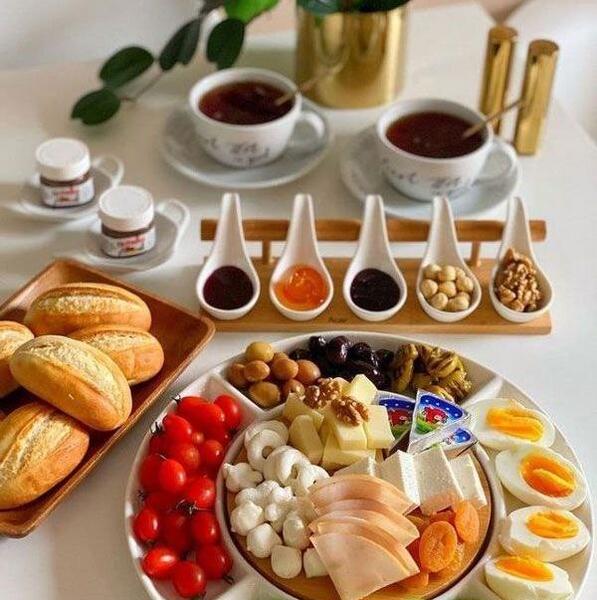 عکس ایده برای صبحانه عروس