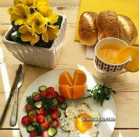 عکس ایده برای صبحانه عروس