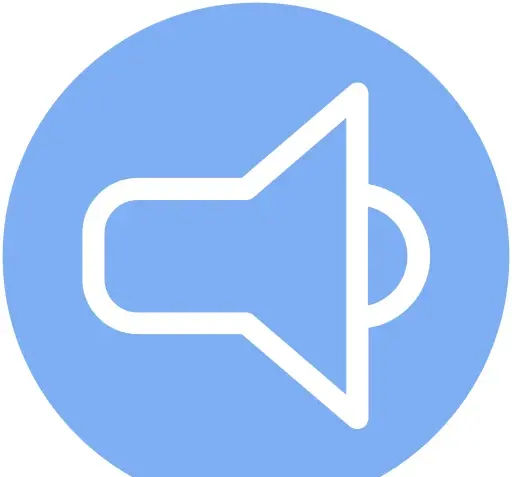 عکس آیکون بلندگو png