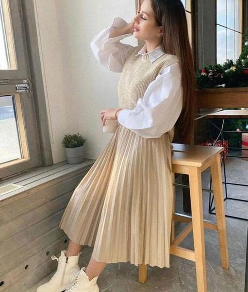 عکس ست پلیور مردانه و زنانه بافتنی