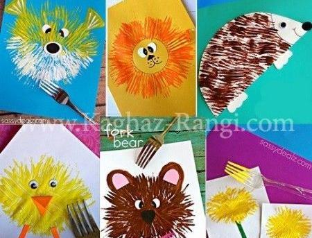 عکس ایده برای نقاشی انگشتی