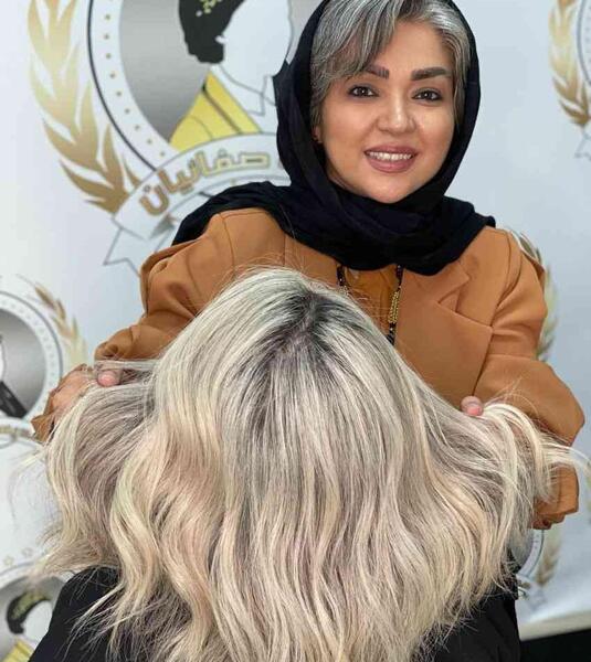عکس رنگ مو مش