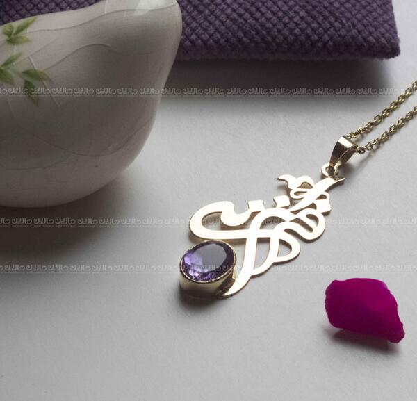 عکس گردنبند آمیتیست
