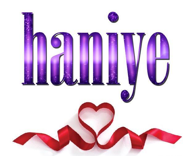 عکس نوشته اسم هانیه جدید
