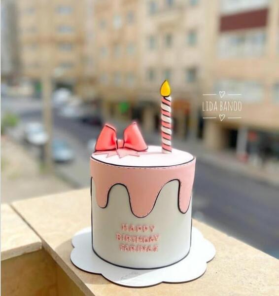 عکس کیک روز دختر مبارک