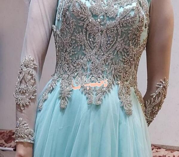 عکس لباس مجلسی آبی